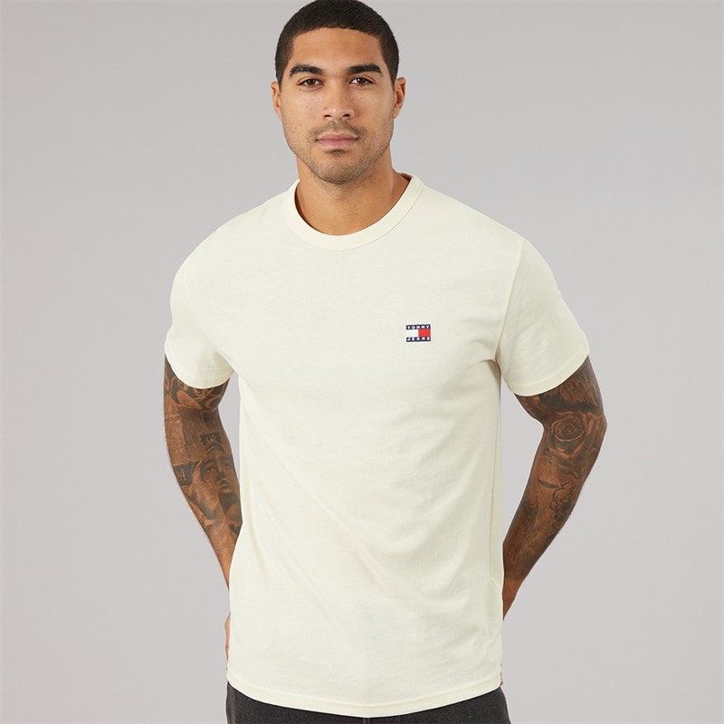 Tommy Jeans Mens Badge T-Shirt Calico