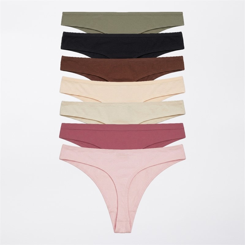 Wednesdays Girl Womens Seven Pack Days Of The Week Knicker Set Multi - Image 2