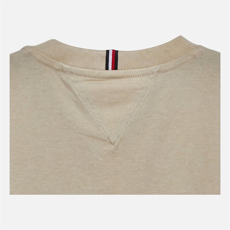 Boys Heritage Printed Flag T-Shirt Classic Beige - Image 2