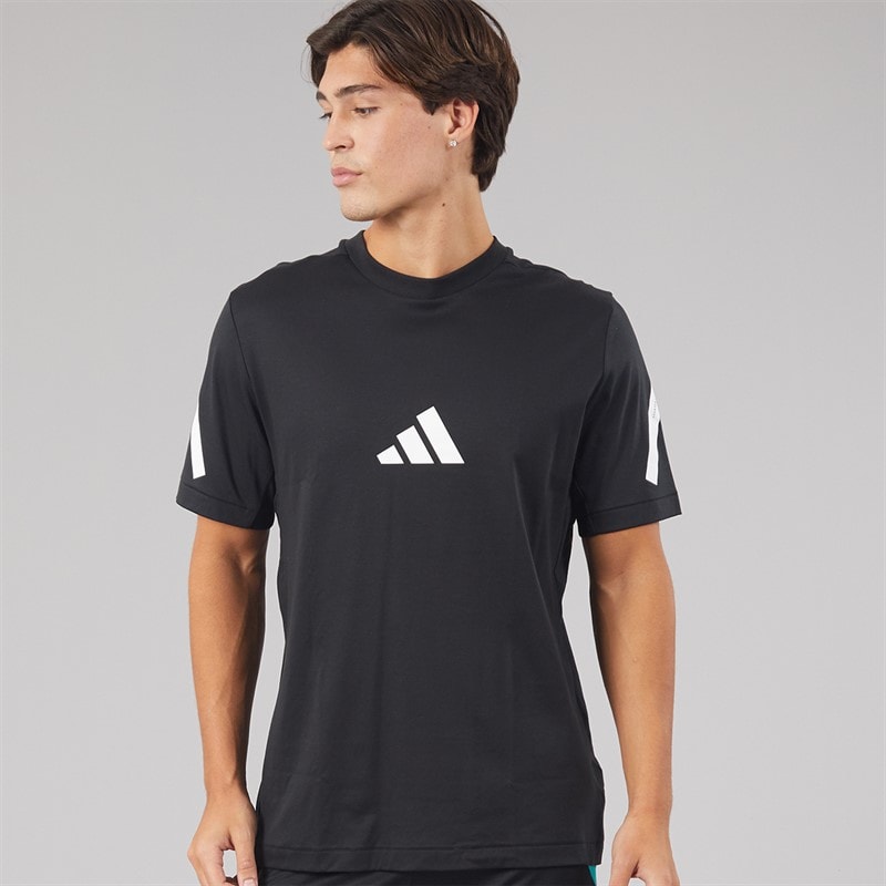 adidas Mens Z.N.E. T-Shirt Black/White
