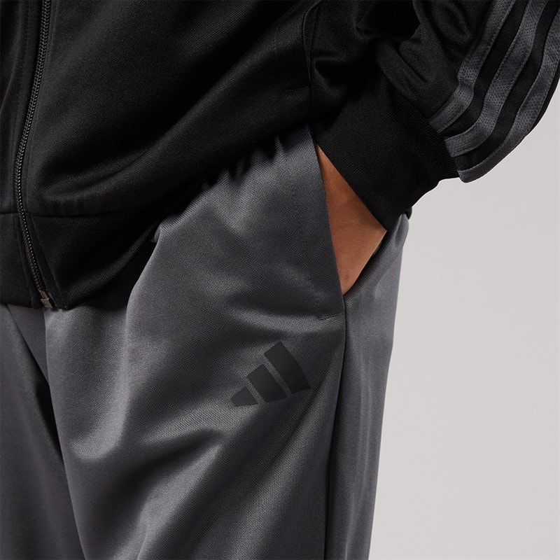 Junior Boys Sereno Tracksuit Black/Grey Six - Image 5