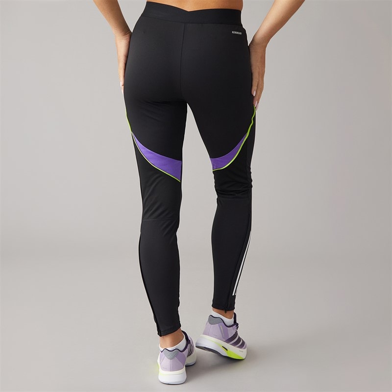 Womens Tiro 25 Competition Track Pants Black/Purple Rush - Image 2
