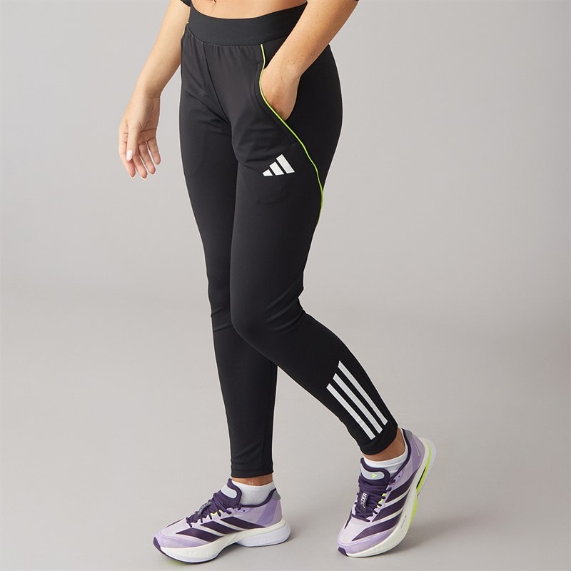 Womens Tiro 25 Competition Track Pants Black/Purple Rush - Image 3