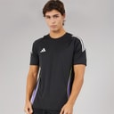 Mens Tiro 24 T-Shirt Black/Purple Rush