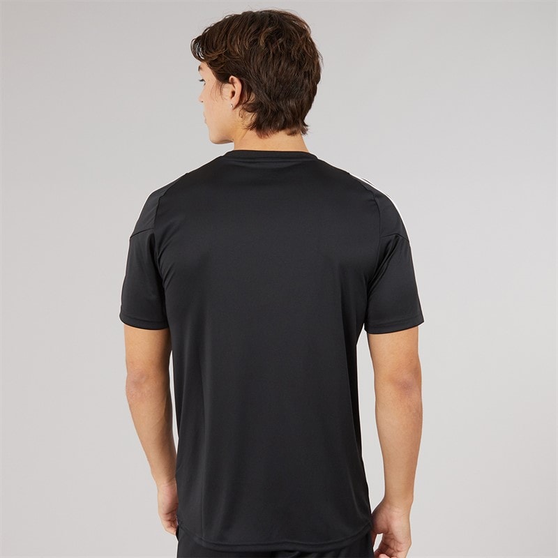 Mens Tiro 24 T-Shirt Black/Purple Rush - Image 2