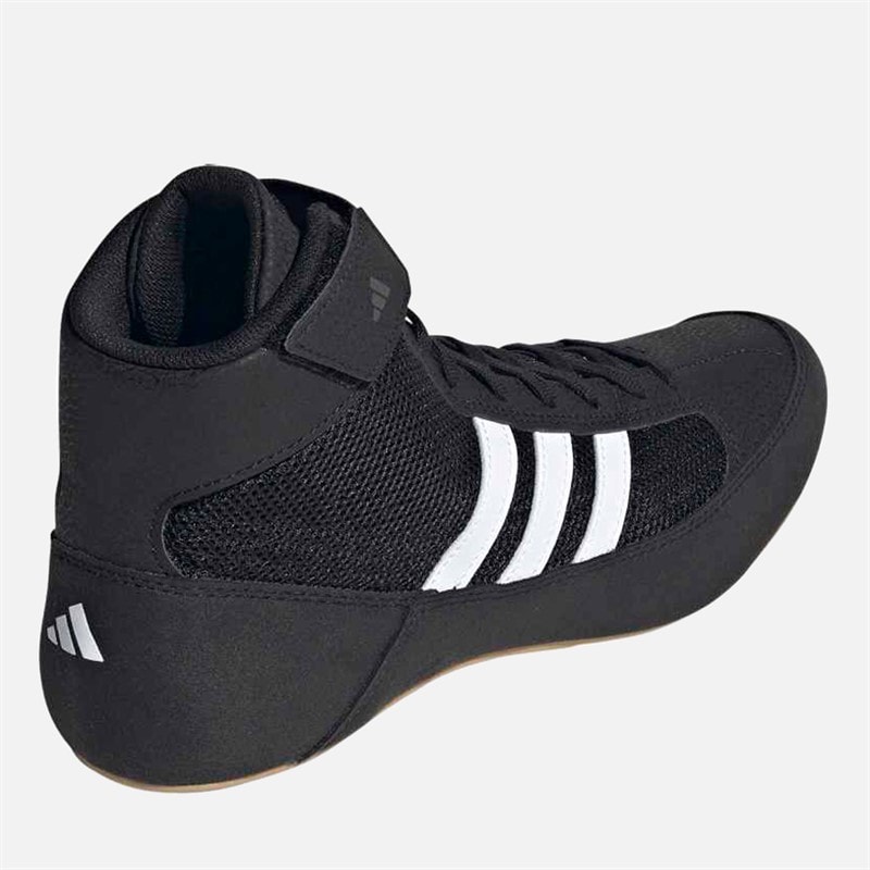 Mens HVC Boxing/Wrestling Boots Core Black/Cloud White/Iron Metallic - Image 3