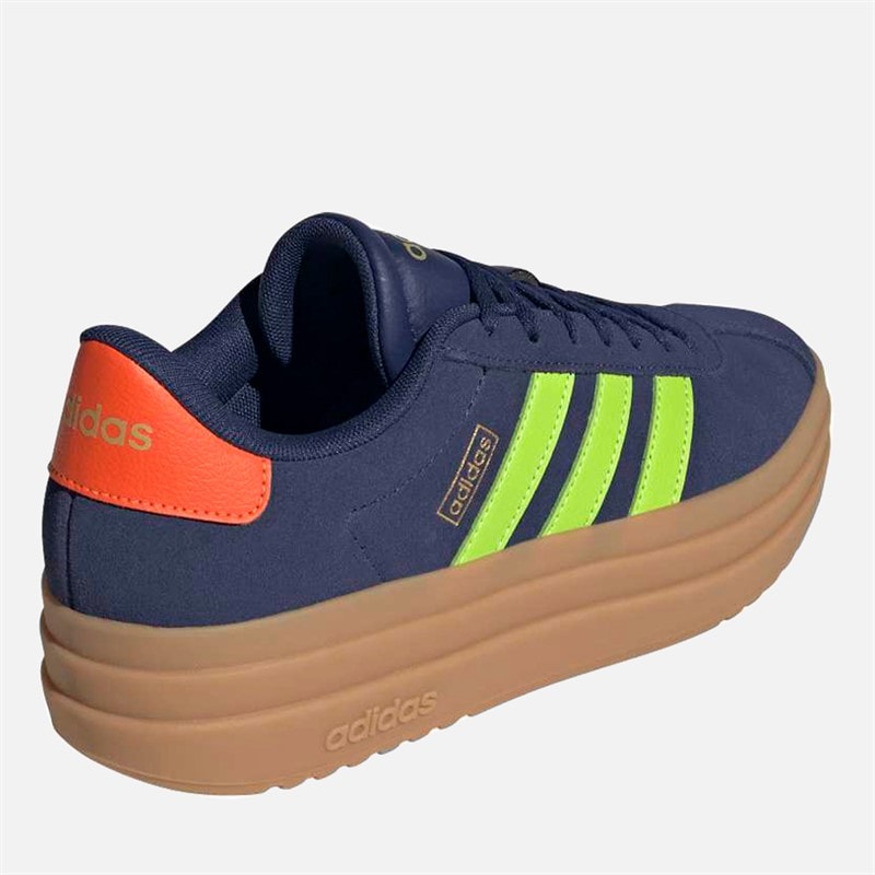 Womens VL Court Bold Trainers Dark Blue/Cloud White/Cloud White - Image 3