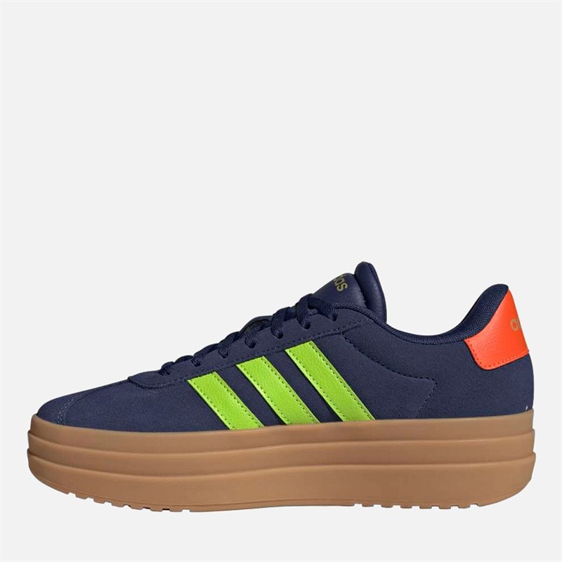 Womens VL Court Bold Trainers Dark Blue/Cloud White/Cloud White - Image 5