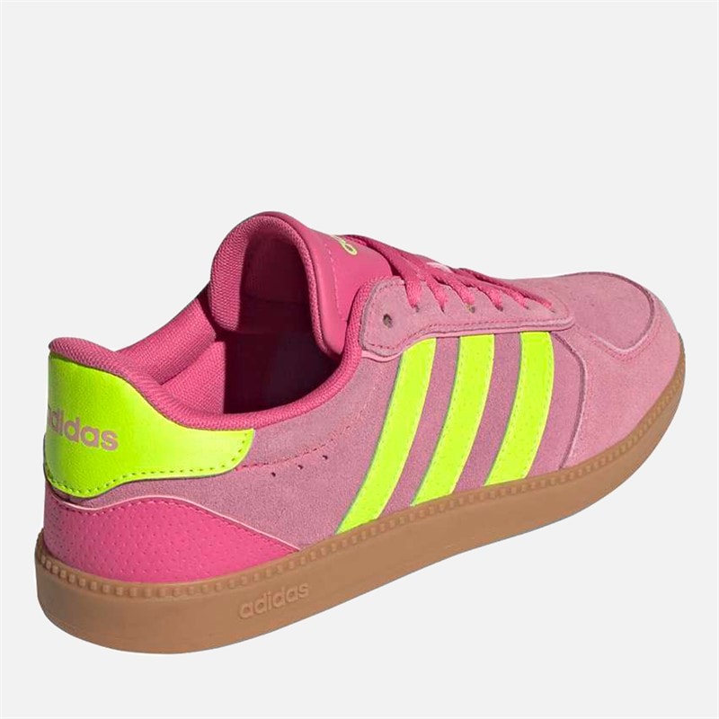 Womens Breaknet Sleek Trainers Pulse Magenta/Lucid Lemon/Bliss Pink - Image 3