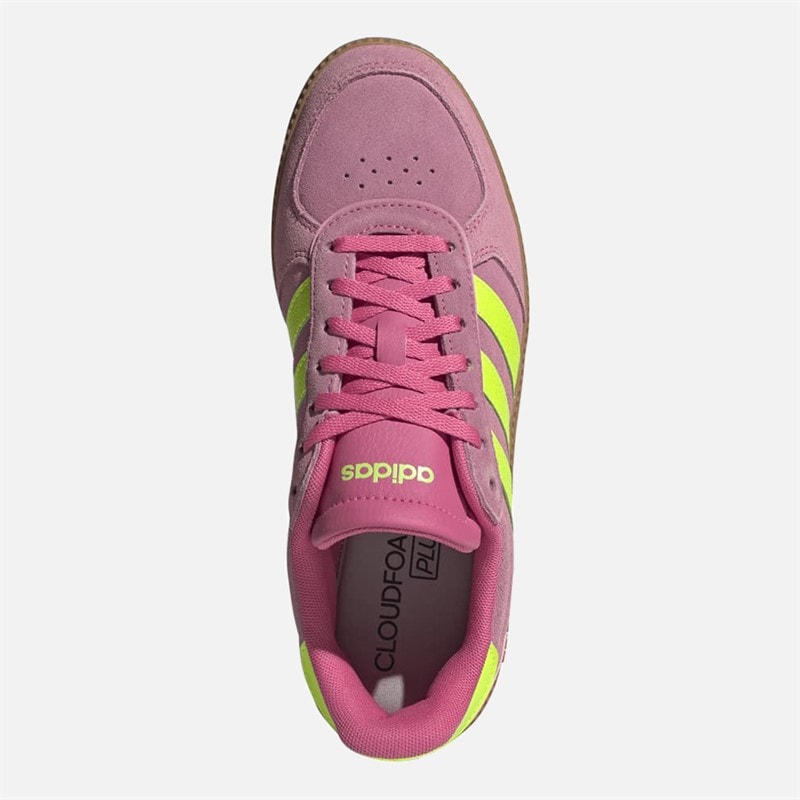 Womens Breaknet Sleek Trainers Pulse Magenta/Lucid Lemon/Bliss Pink - Image 4