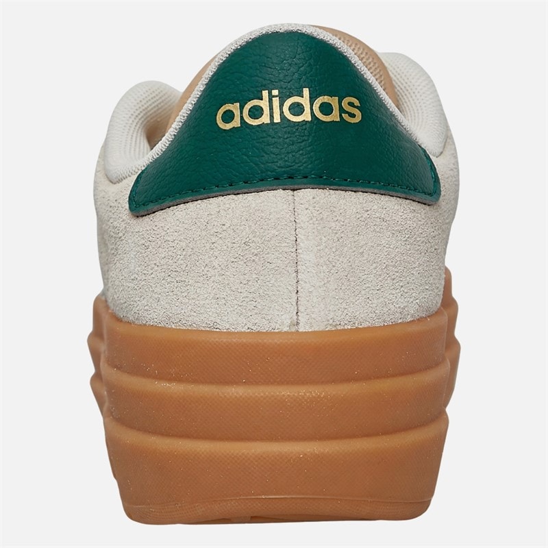 Womens VL Court Bold Trainers Cream White/Collegiate Green/Magic Beige - Image 3