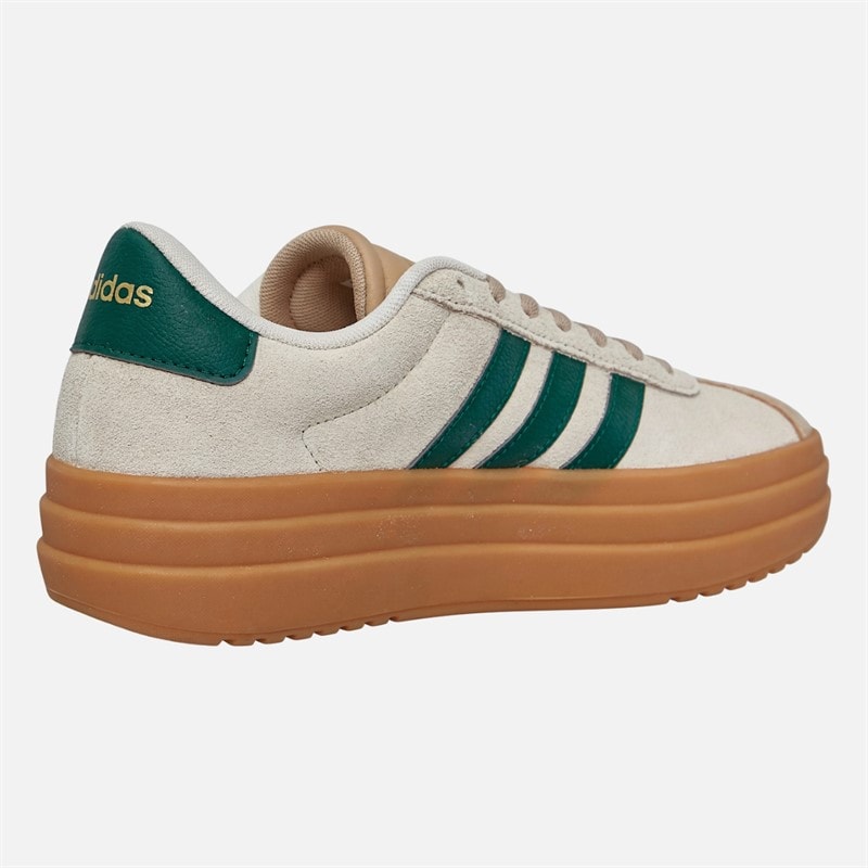 Womens VL Court Bold Trainers Cream White/Collegiate Green/Magic Beige - Image 5