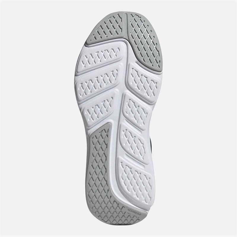 Womens Cloudfoam Go Lounger Trainers Core Black/Semi Flash Aqua/Cloud White - Image 2