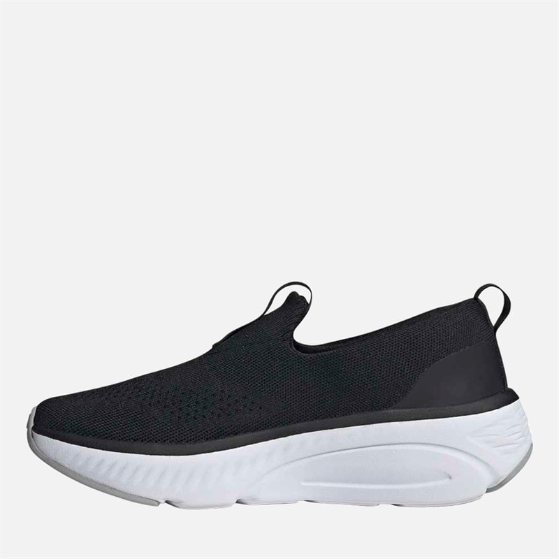 Womens Cloudfoam Go Lounger Trainers Core Black/Semi Flash Aqua/Cloud White - Image 5
