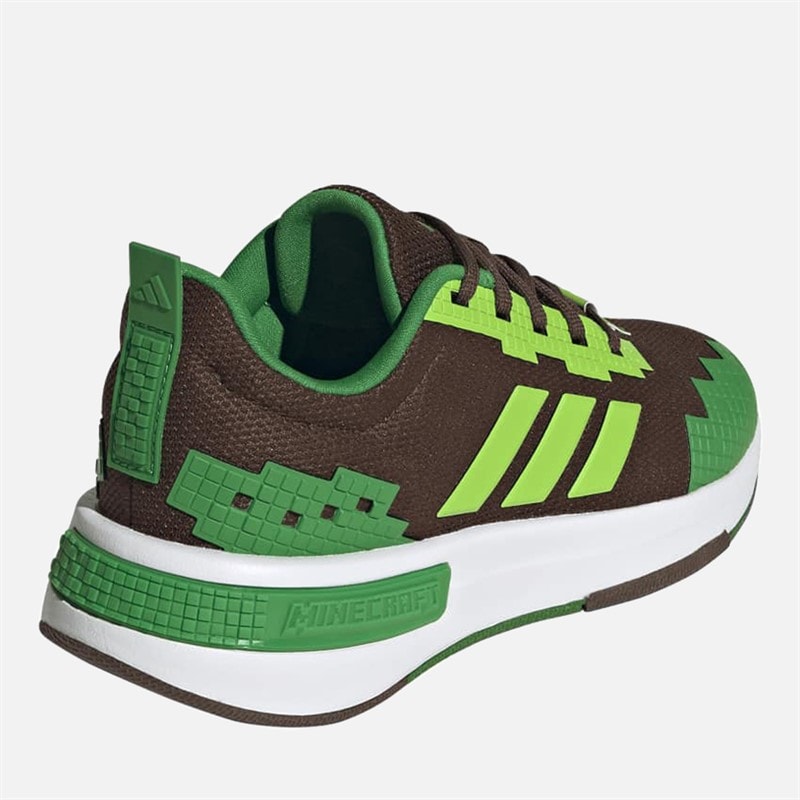 Junior adidas x Minecraft Pro Trainers Auburn/Semi Solar Green/Cloud White - Image 3