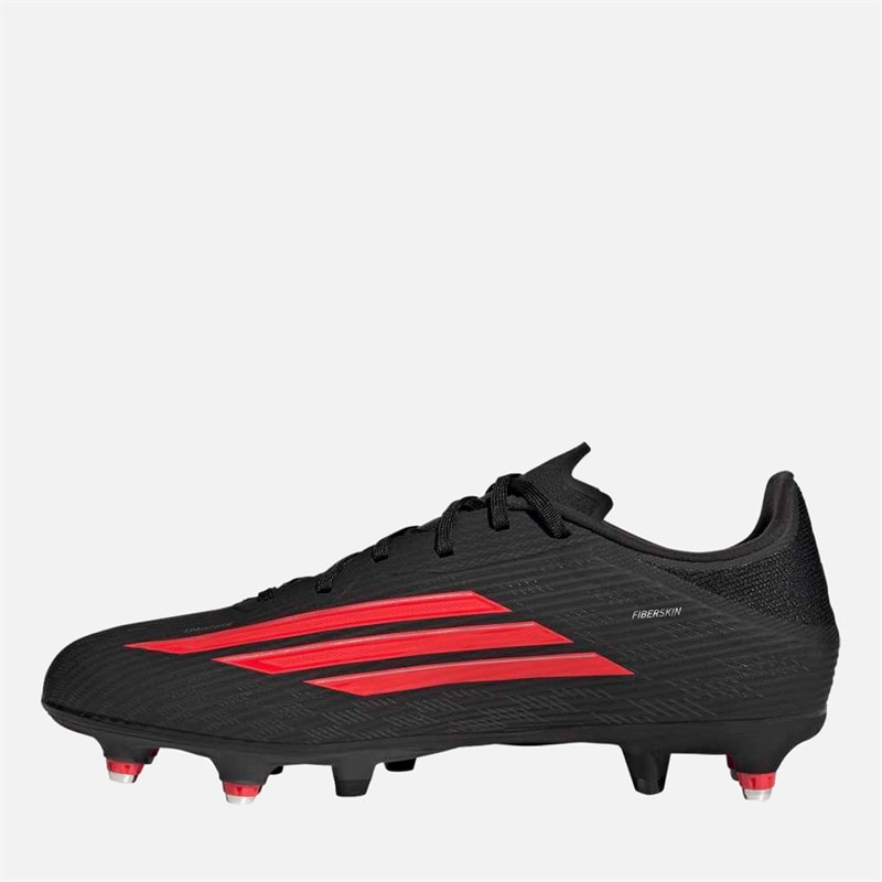 Mens F50 League Black Pack SG Soft Ground Football Boots Core Black/Lucid Red/Core Black - Image 5