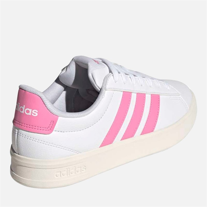 Womens Grand Court 3.0 Trainers Cloud White/Bliss Pink/Core White - Image 3