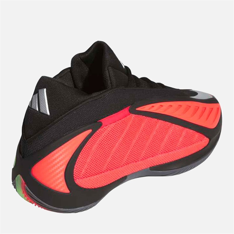 Anthony Edwards 2 'Christmas' Basketball Shoes Core Black/Lucid Red/Lucid Lemon - Image 2