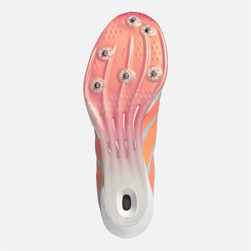 Adizero Prime Sprinting Running Track Spikes Cloud White/Lucid Orange/Lucid Red - Image 2