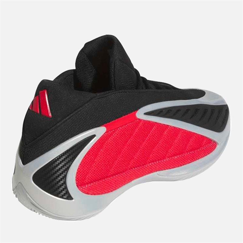 Anthony Edwards 2 'Georgia Bulldogs' Basketball Shoes Silver Metallic/Pure Ruby/Core Black - Image 3