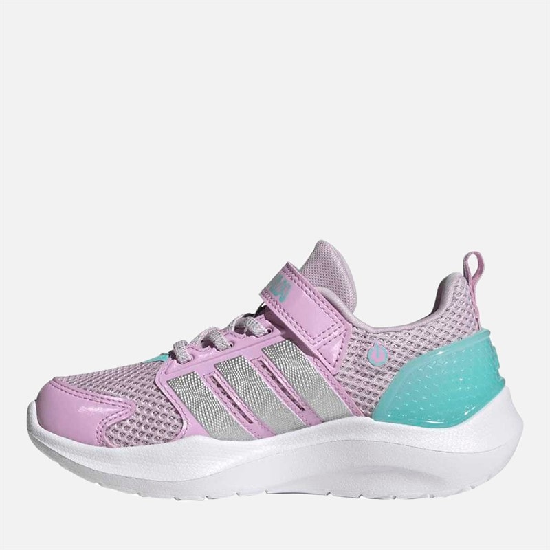 Girls Lightorama Runner Light Up Trainers Ice Lavender/Silver Metallic/Flash Aqua - Image 5