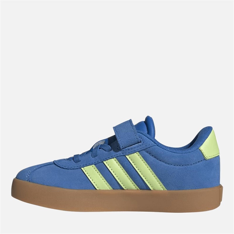 Kids VL Court 3.0 Trainers Bright Royal/Pulse Lime/Gum - Image 5