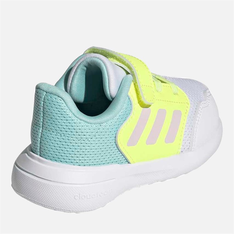 Infant Tensaur Run 3.0 Trainers Cloud White/Clear Pink/Hi-Res Yellow - Image 3