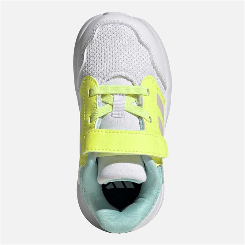 Infant Tensaur Run 3.0 Trainers Cloud White/Clear Pink/Hi-Res Yellow - Image 4