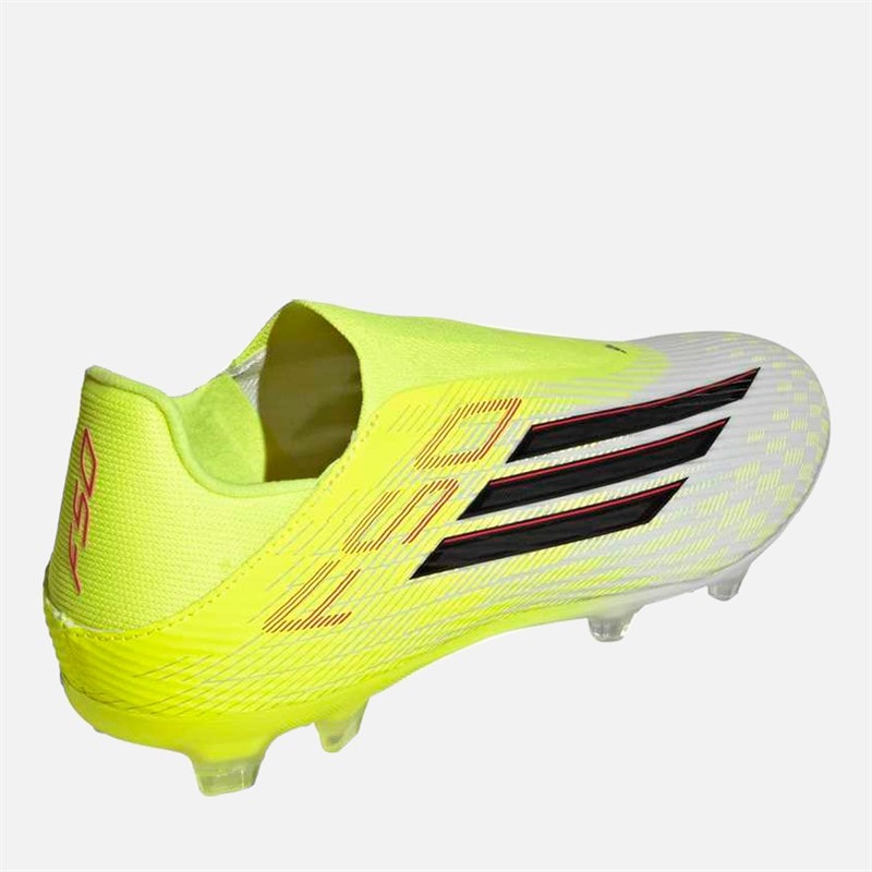 Mens F50 League Born For Goals Pack Laceless FG/MG Firm/Multi Ground Football Boots Team Solar Yellow 2/Core Black/Lucid Red - Image 3