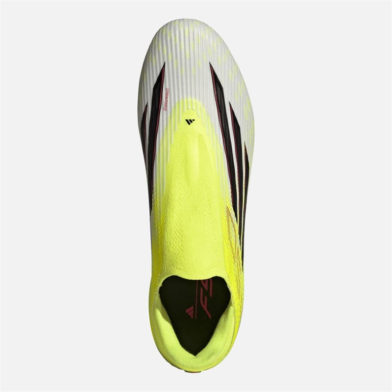 Mens F50 League Born For Goals Pack Laceless FG/MG Firm/Multi Ground Football Boots Team Solar Yellow 2/Core Black/Lucid Red - Image 4