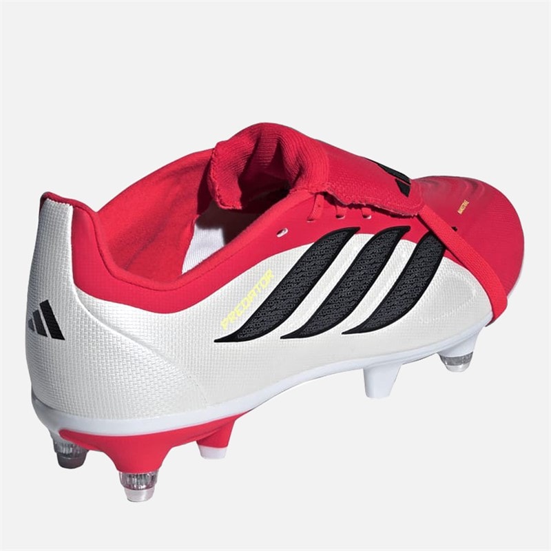 Junior Predator League Born For Goals Pack Fold-Over Tongue SG Soft Ground Football Boots Lucid Red/Core Black/Cloud White - Image 3