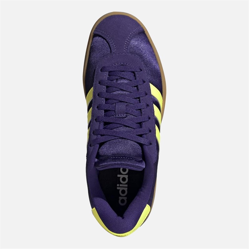 Junior VL Court Bold Trainers Collegiate Purple/Hi-Res Yellow/Silver Metallic - Image 4