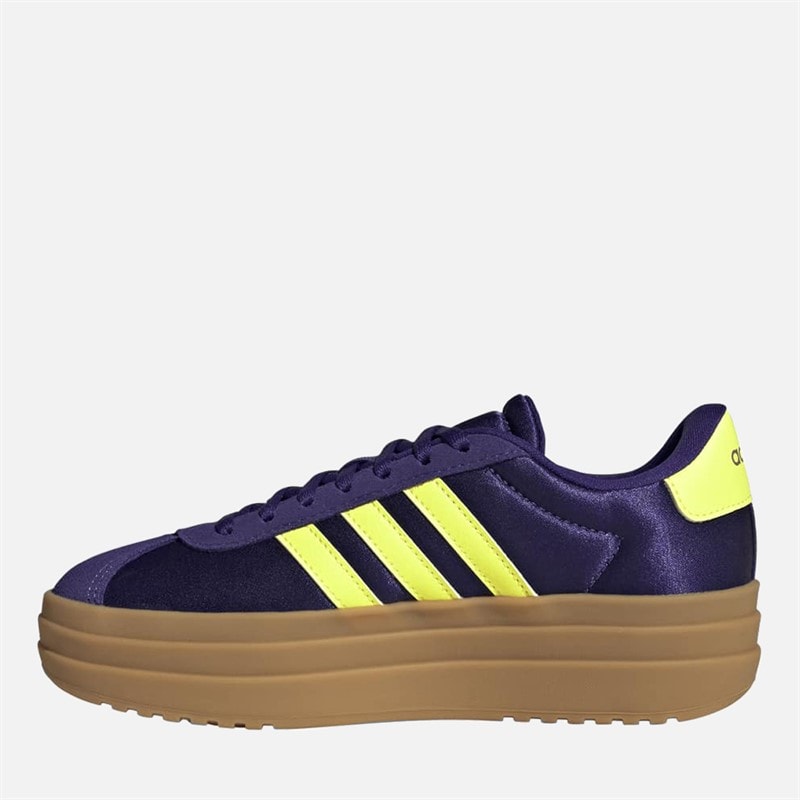 Junior VL Court Bold Trainers Collegiate Purple/Hi-Res Yellow/Silver Metallic - Image 5
