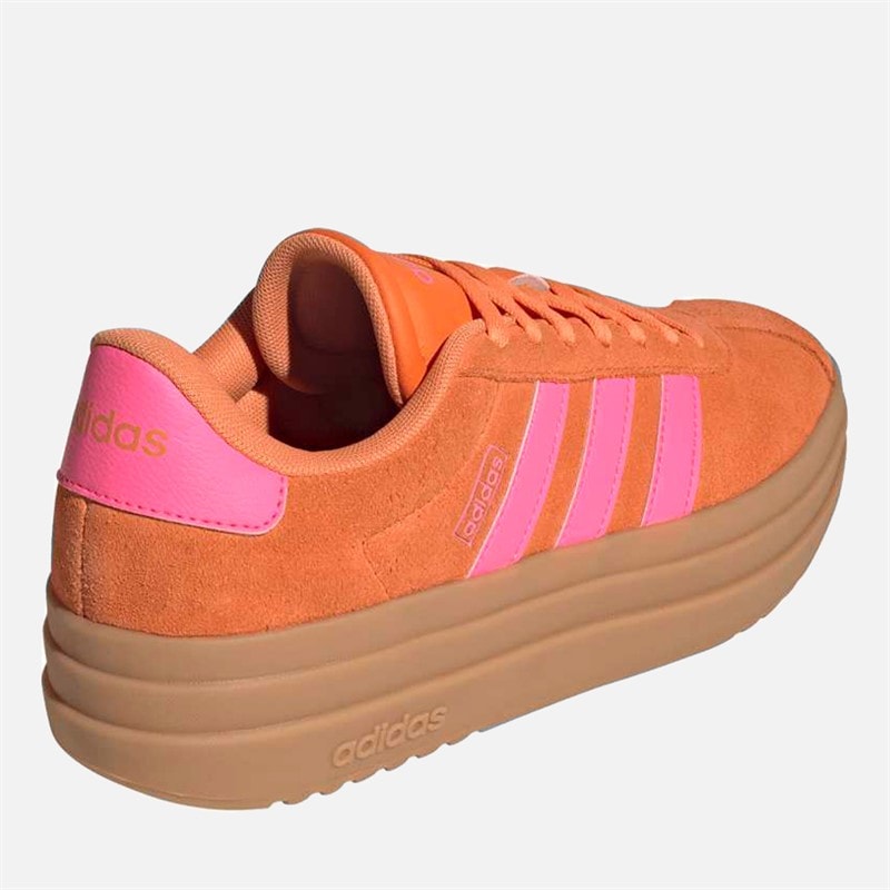 Womens VL Court Bold Trainers Pure Orange/Lucid Pink/Gum - Image 3