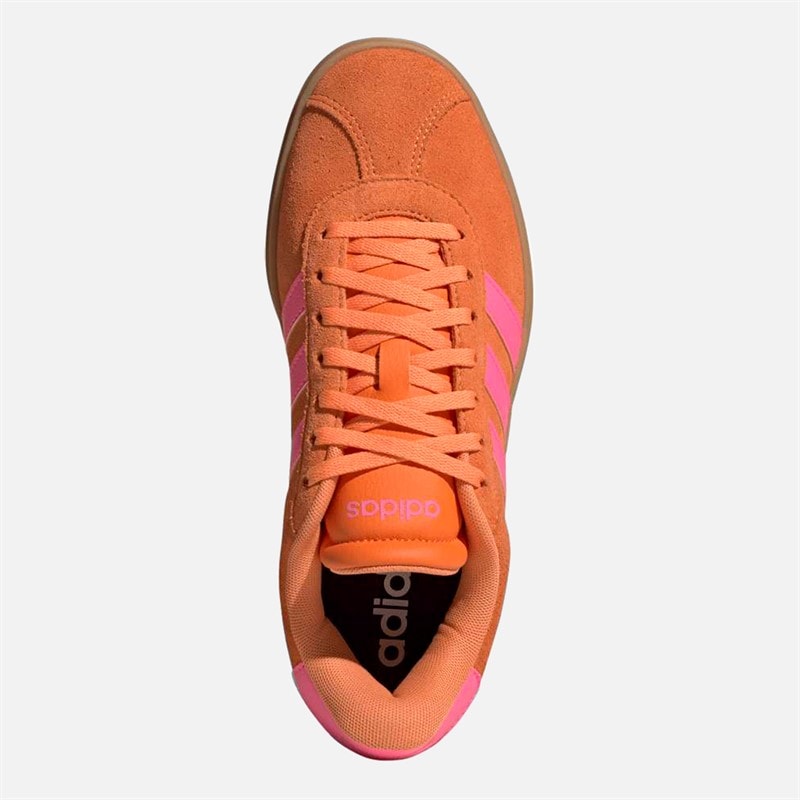 Womens VL Court Bold Trainers Pure Orange/Lucid Pink/Gum - Image 4