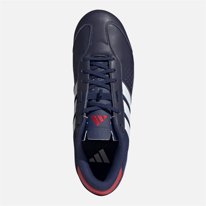 Mens Heritage Road Cycling Shoes Dark Blue/Cloud White/Pure Ruby - Image 4
