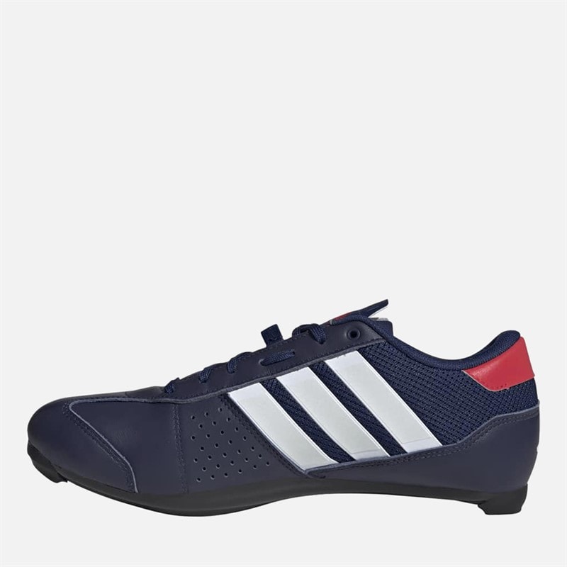 Mens Heritage Road Cycling Shoes Dark Blue/Cloud White/Pure Ruby - Image 5