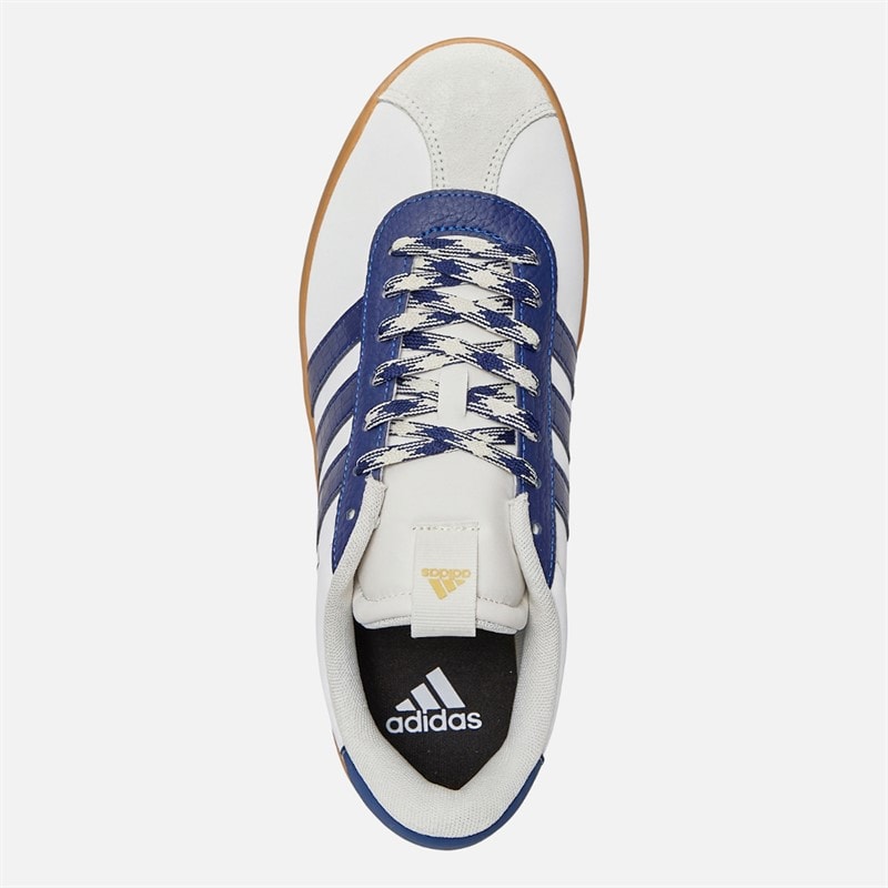 Mens VL Court 3.0 Trainers Cloud White/Dark Blue/Golden Metallic - Image 4