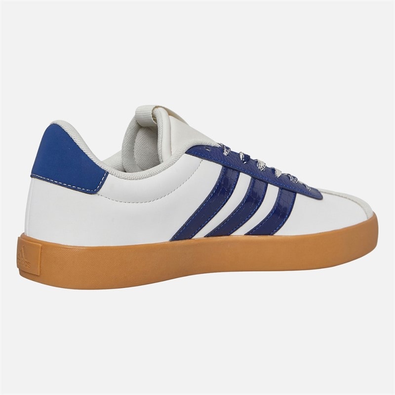 Mens VL Court 3.0 Trainers Cloud White/Dark Blue/Golden Metallic - Image 5
