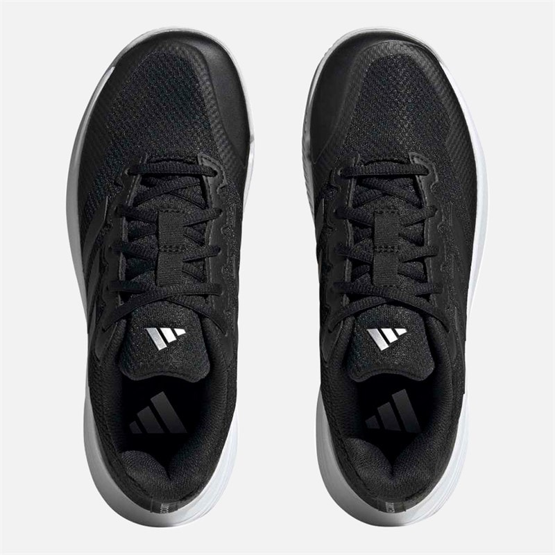 Womens Gamecourt 2.0 Tennis Shoes Core Black/Core Black/Silver Metallic - Image 4