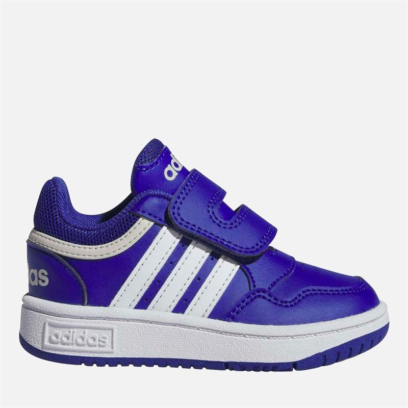 adidas Infant Hoops Mid 3. Trainers Royal Blue/Royal Blue/Cloud White