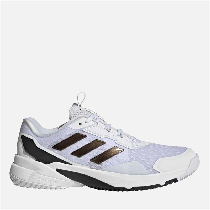 adidas Mens Crazyflight 6 Indoor Court Shoes Cloud White/Core Black/Cloud White