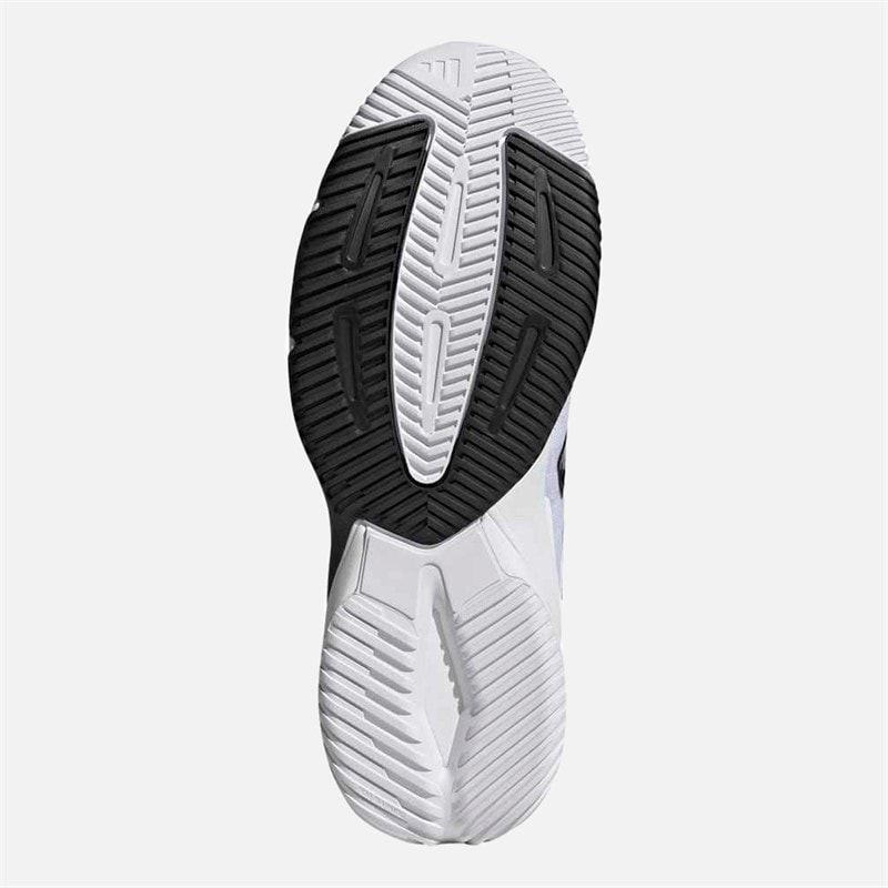 Mens Crazyflight 6 Indoor Court Shoes Cloud White/Core Black/Cloud White - Image 2