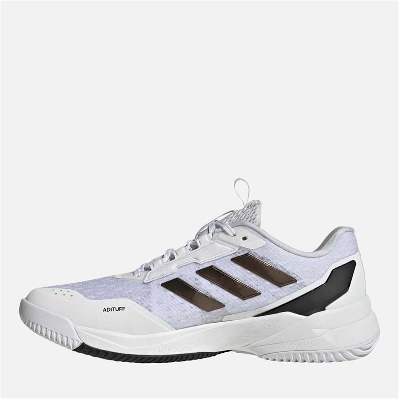 Mens Crazyflight 6 Indoor Court Shoes Cloud White/Core Black/Cloud White - Image 5