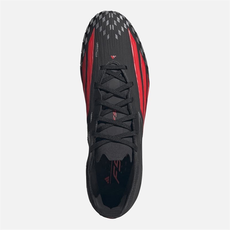 Mens F50 Pro Black Pack FG Firm Ground Football Boots Core Black/Lucid Red/Core Black - Image 4