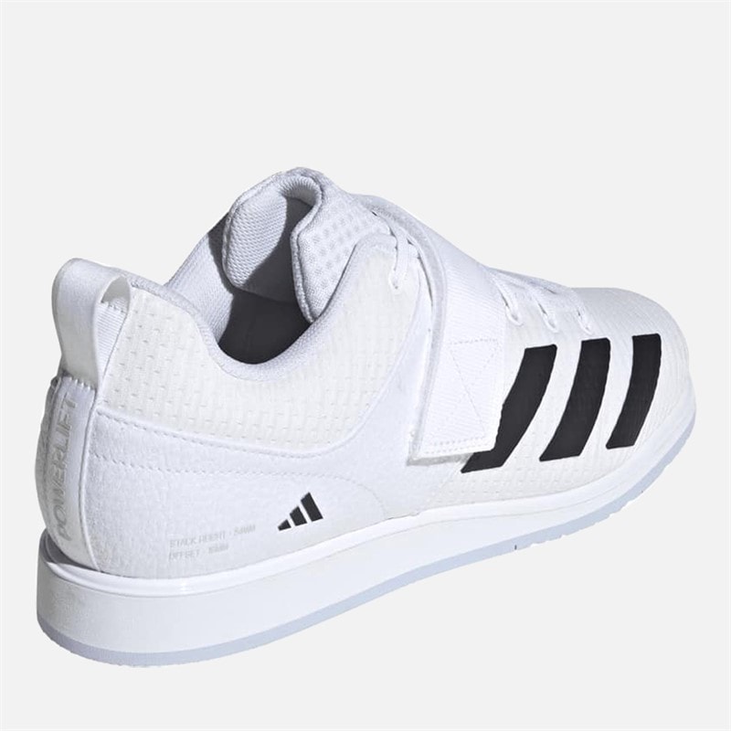 Powerlift 5 Weightlifting Shoes Cloud White/Core Black/Crystal Sky - Image 3