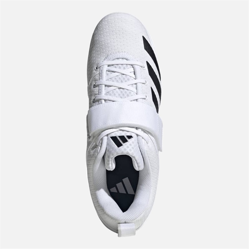 Powerlift 5 Weightlifting Shoes Cloud White/Core Black/Crystal Sky - Image 4