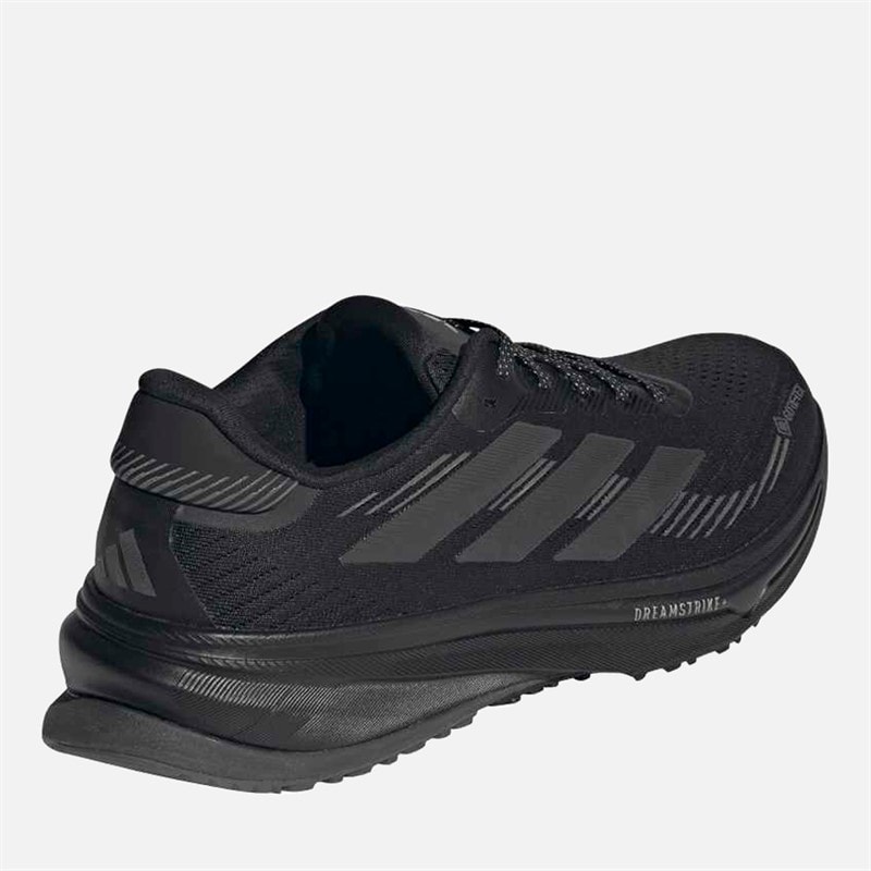 Mens Supernova Rise 3 Gore-Tex Waterproof Neutral Running Shoes Core Black/Core Black/Tech Grey Metallic - Image 3