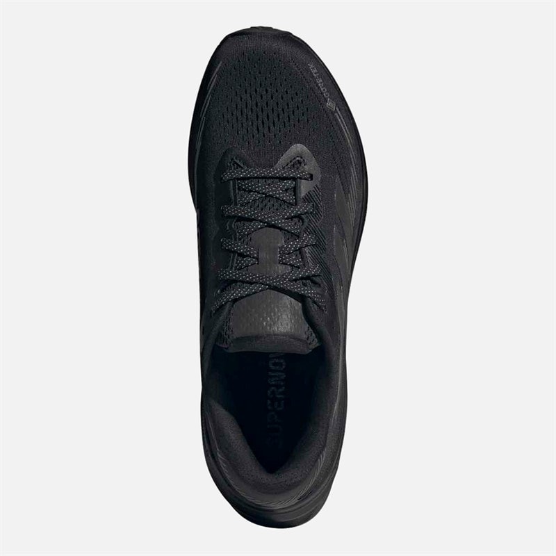 Mens Supernova Rise 3 Gore-Tex Waterproof Neutral Running Shoes Core Black/Core Black/Tech Grey Metallic - Image 4