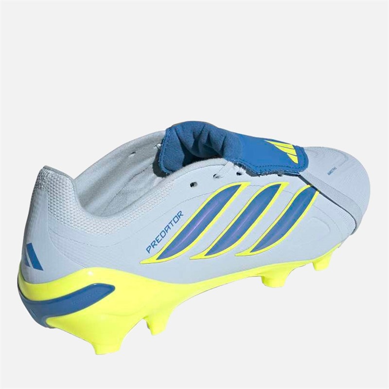 Mens Predator League Ice Cold Precision Pack Fold Over Tongue FG Firm Ground Football Boots Crystal Sky/Ray Blue/Team Solar Yellow 2 - Image 3